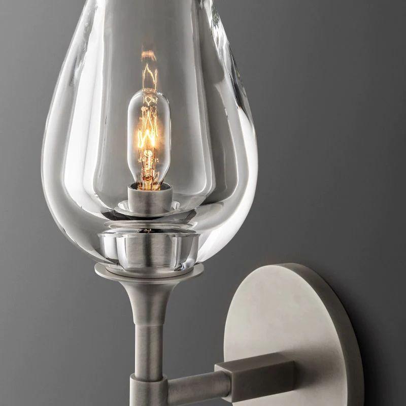 Tulip Crystal Single Sconce - King Lamps