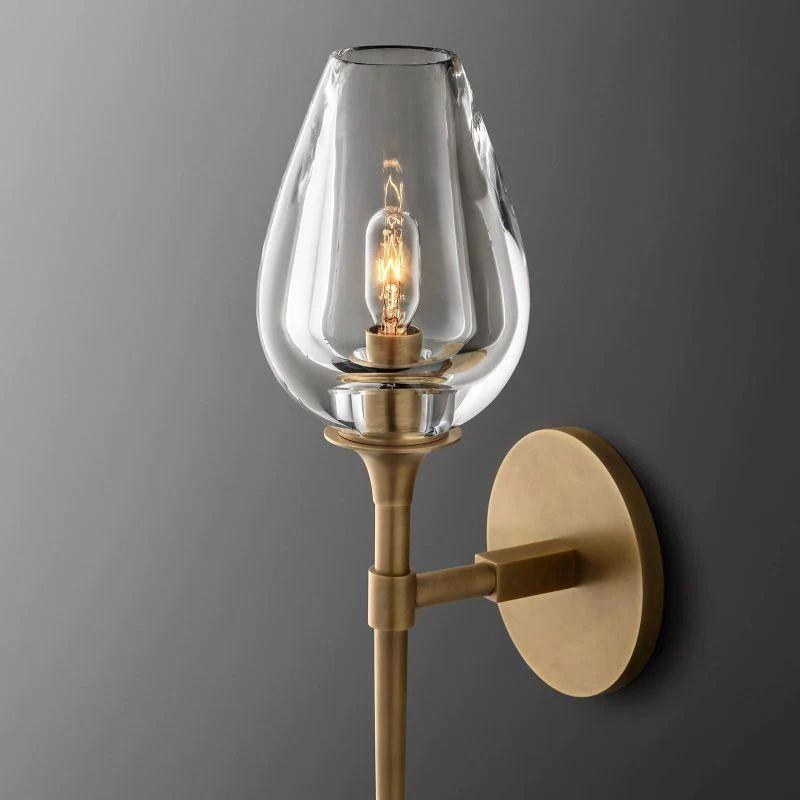 Tulip Crystal Single Sconce - King Lamps