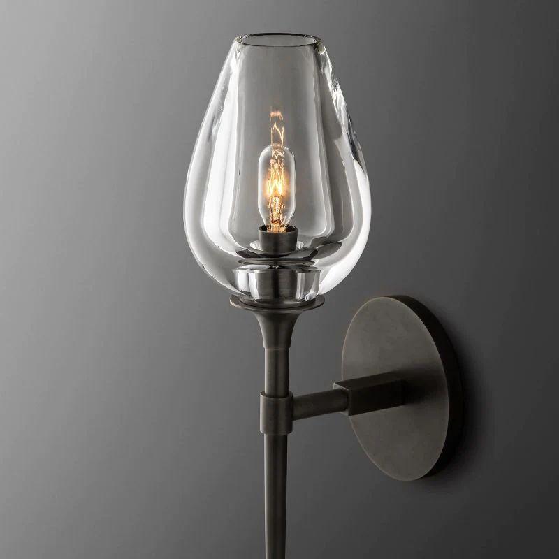 Tulip Crystal Single Sconce - King Lamps