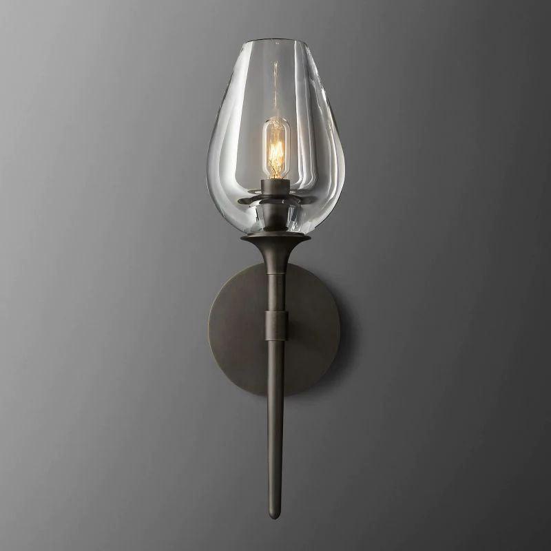 Tulip Crystal Single Sconce - King Lamps