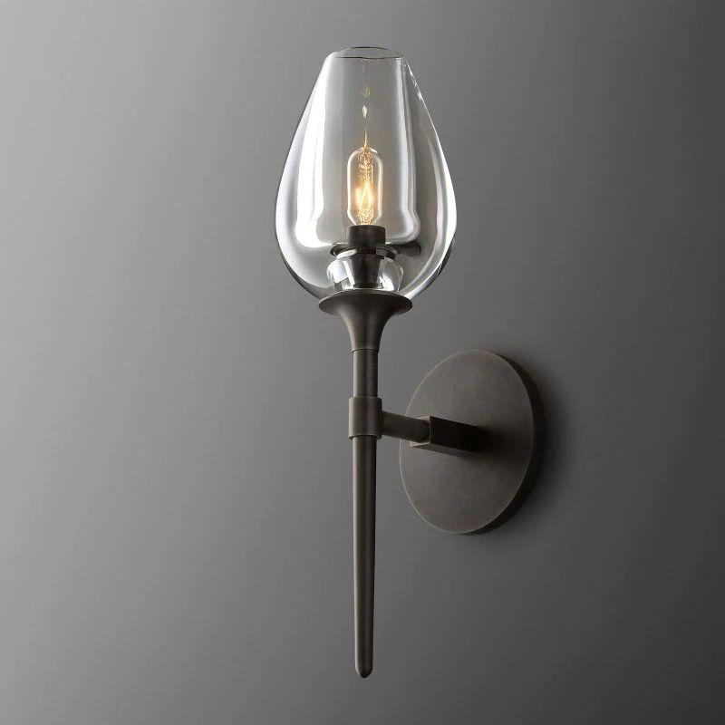 Tulip Crystal Single Sconce - King Lamps