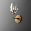 Tulip Crystal Single Sconce - King Lamps