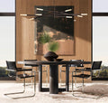 ROUSSEAU 8-LIGHT MOBILE ETCHED ROD CHANDELIER - King Lamps