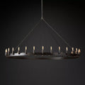 Camino Vintage Filament Round Chandelier 63‘’D - King Lamps