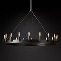 Camino Vintage Filament Round Chandelier 38‘’D - King Lamps