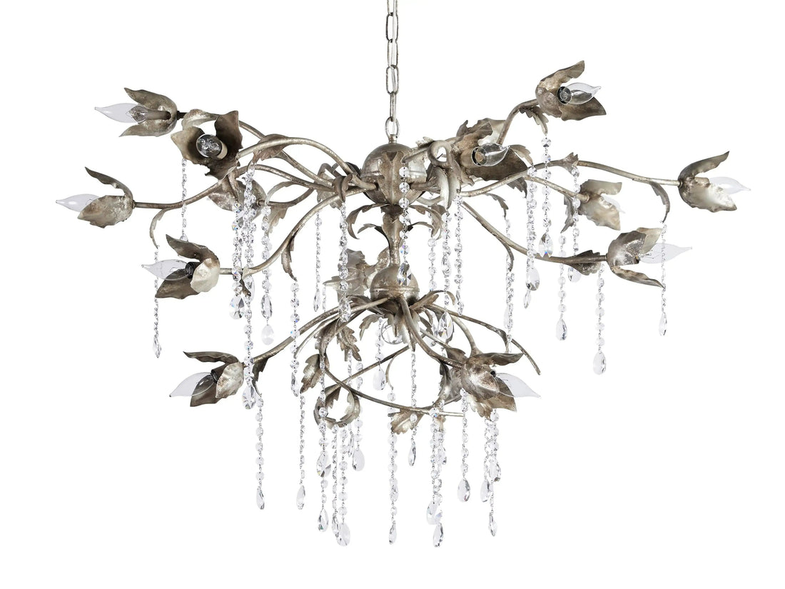 Viticcio Round Silver Chandelier - King Lamps