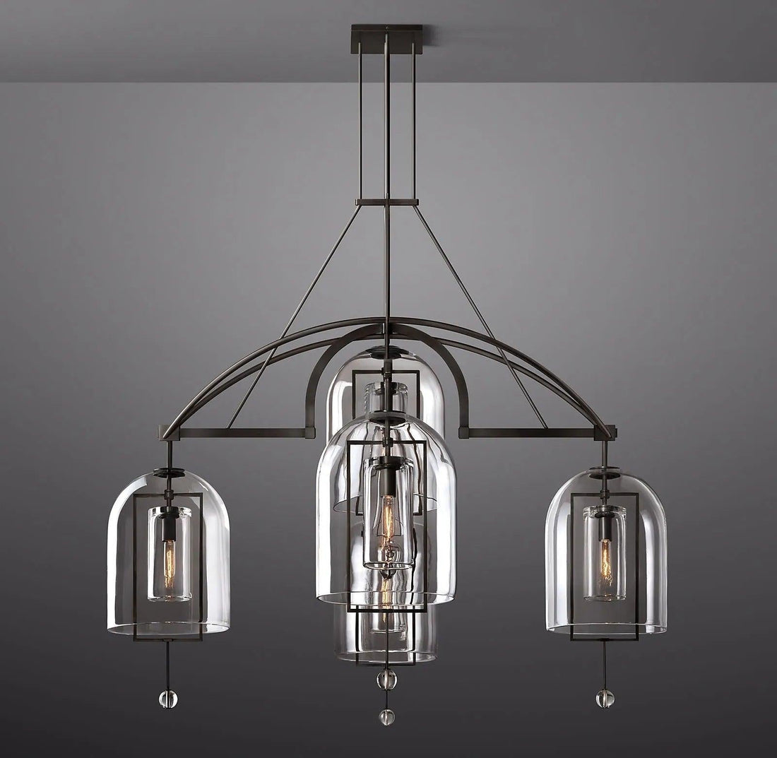Fulcrum Round Chandelier 61" 5-Lights - King Lamps