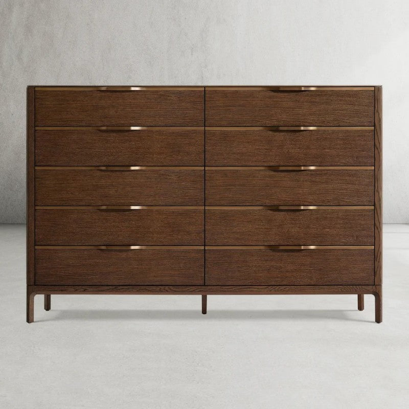 Warren 10-Drawer Dresser 72"W-Kinglamps