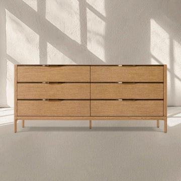 Warren 6-Drawer Dresser 72"W-Kinglamps