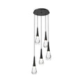 Water Drop Round LED Chandelier-King Lamps