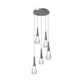Water Drop Round LED Chandelier-King Lamps