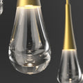 Water Drop Round LED Chandelier-King Lamps