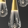 Water Drop Round LED Chandelier-King Lamps