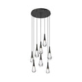 Water Drop Round LED Chandelier-King Lamps