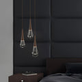 Water Drop Round LED Chandelier-King Lamps