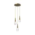 Water Drop Round LED Chandelier-King Lamps
