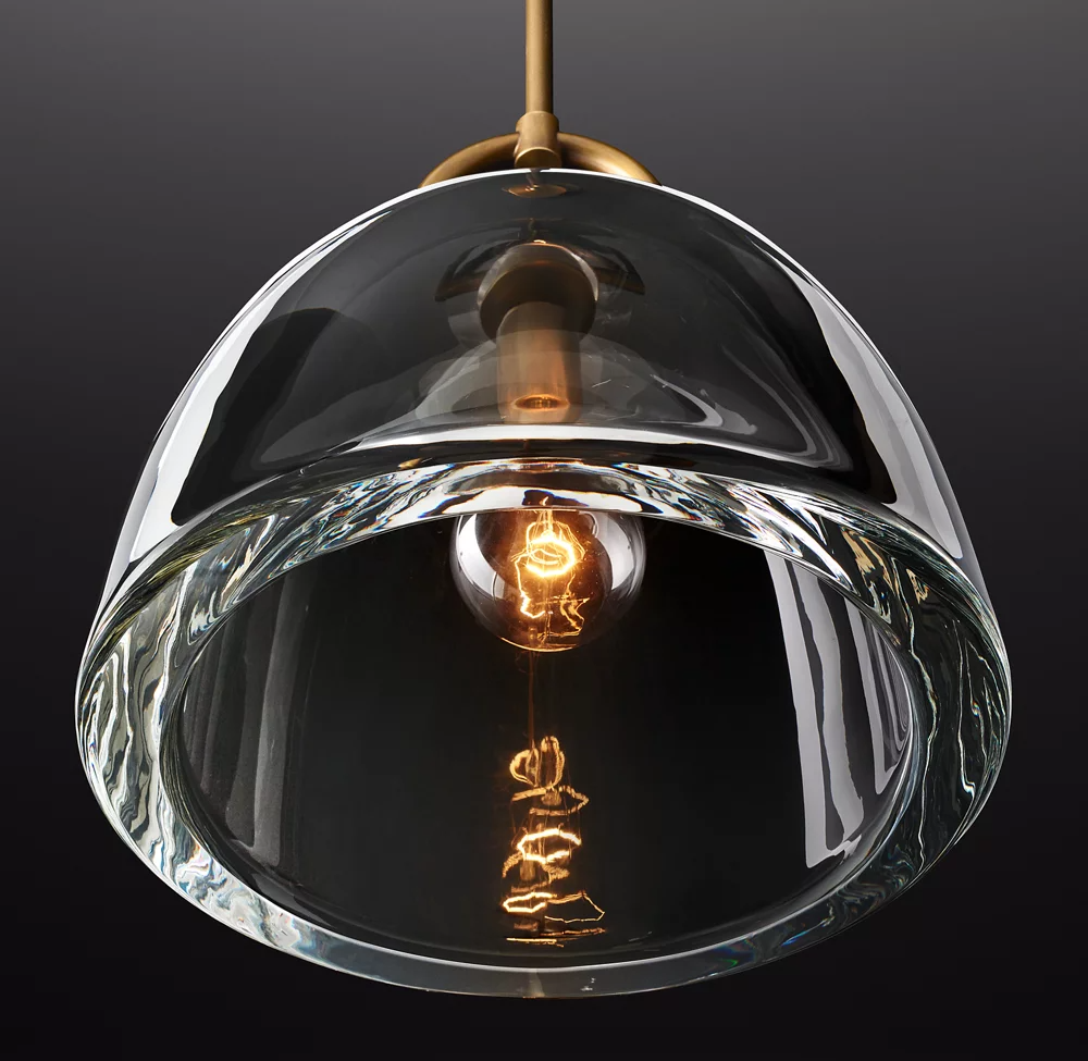 Botanist Dome Crystal Pendant 7'' 11'' 14'' - King Lamps