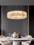 Halos Alabaster Round/Square Chandelier - King Lamps