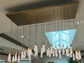 Soltaire Crystal Linear Chandelier 37