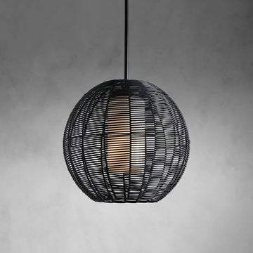 Cohen Globe Outdoor Pendant Black