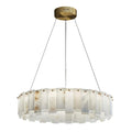 Halos Alabaster Round/Square Chandelier - King Lamps