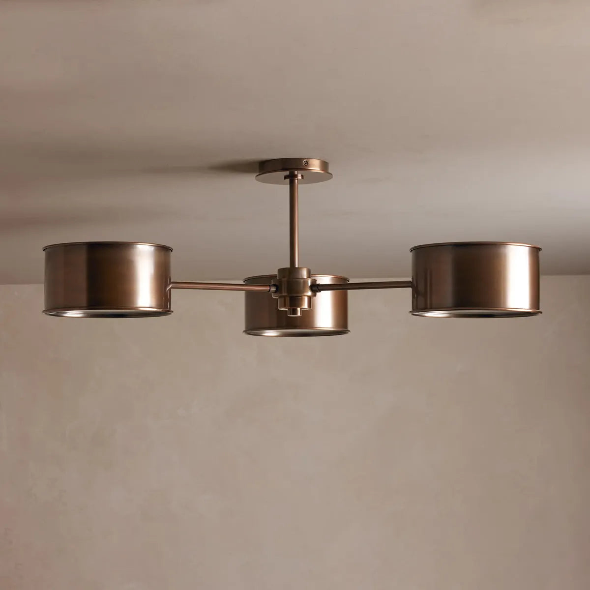 Daphne Metal Flush Mount Bronze