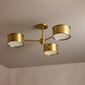 Daphne Metal Flush Mount Brass