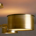 Daphne Metal Flush Mount Brass