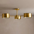 Daphne Metal Flush Mount Brass