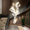 Extra Large Modern Acrylic Chandelier for Staircase/Foyer/Villa/Hall-King Lamps