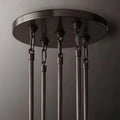 Marigan Multi-Tier Crystal Chain Round Chandelier 60