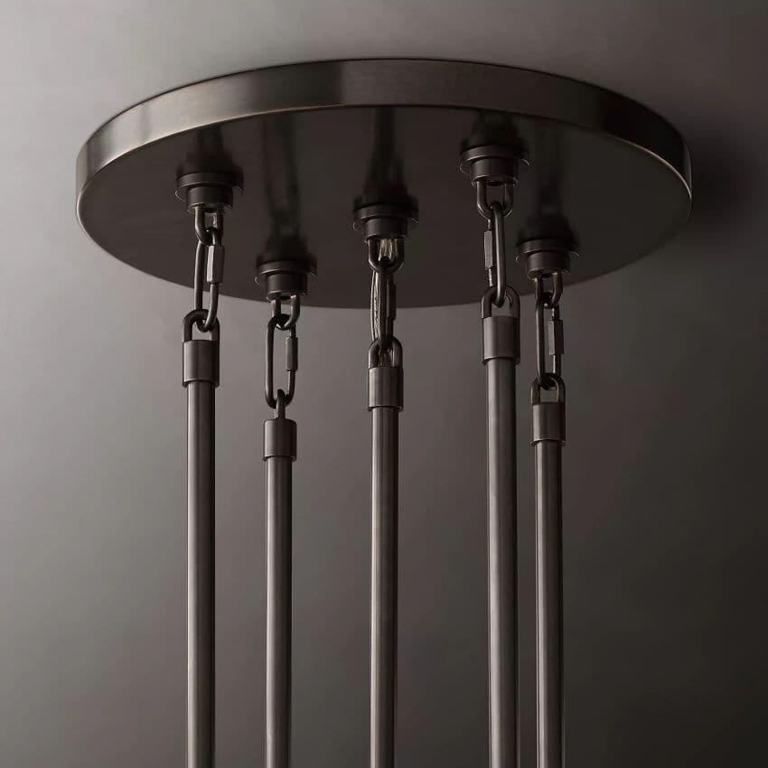 Marigan Multi-Tier Crystal Chain Round Chandelier 60" - King Lamps