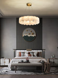 Halos Alabaster Round/Square Chandelier - King Lamps