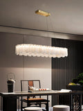 Halos Alabaster Round/Square Chandelier - King Lamps