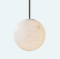 Alabaster Ball Modern Pendant Light - King Lamps