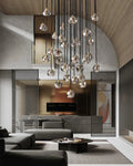 Boule Crystal Round Cluster Chandelier 40