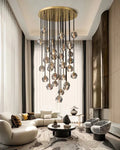 Boule Crystal Round Cluster Chandelier 40