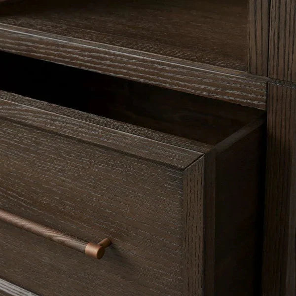 Hattie Single Entryway Cabinet in Oak 25"W - King Lamps