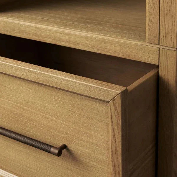 Hattie Single Entryway Cabinet in Oak 25"W - King Lamps