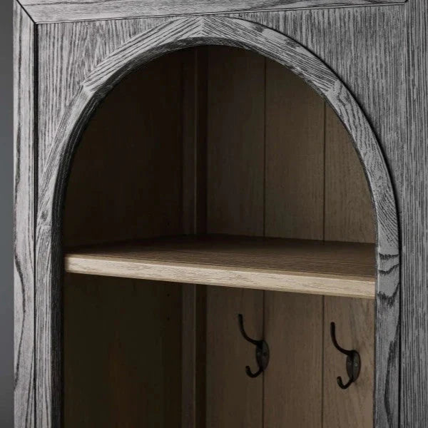Hattie Single Entryway Cabinet in Oak 25"W - King Lamps