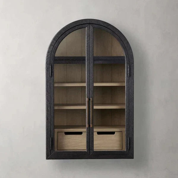Hattie Wall Mounted Cabinet in Oak 24"W - King Lamps