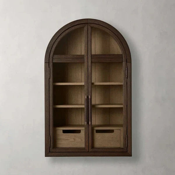 Hattie Wall Mounted Cabinet in Oak 24"W - King Lamps