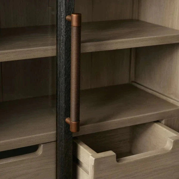 Hattie Wall Mounted Cabinet in Oak 24"W - King Lamps