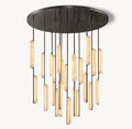 Audubon Alabaster Round Chandelier 56