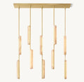 Audubon Alabaster Linear Chandelier 54