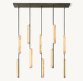 Audubon Alabaster Linear Chandelier 54