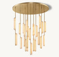 Audubon Alabaster Round Chandelier 56