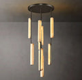 Audubon Alabaster Round Chandelier 24