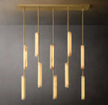Audubon Alabaster Linear Chandelier 54