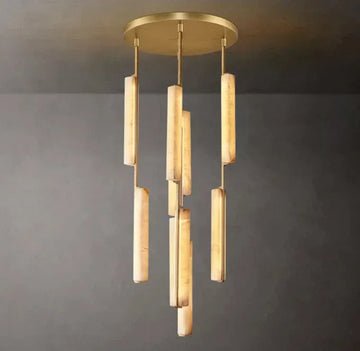Audubon Alabaster Round Chandelier 24" - King Lamps